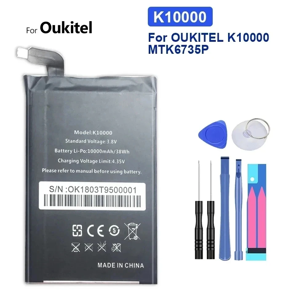 

Сменный аккумулятор для Oukitel K10000 Pro, номер отслеживания, 10000 мАч