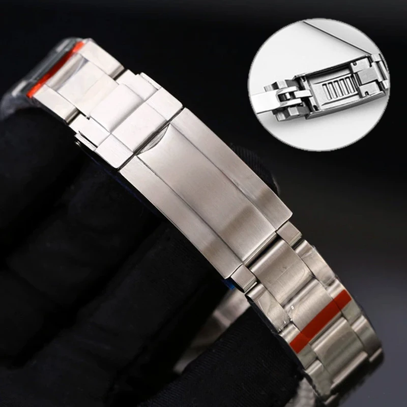 For Rolex SUBMARINER DAYTONA Yacht-Master GMT Watch Band glidelock Clasp Stainless Steel Watch Bracelet 20mm 21mm Watch Straps