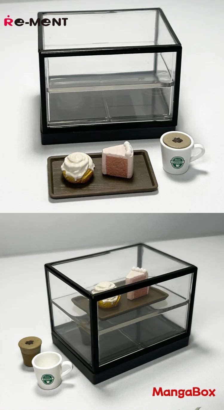 REMENT Box Egg PETIT STYLE COFFEE Miniature Coffee Shop Playset Collectible Toy with Cake & Food Ideal for Collectors And Play view 6