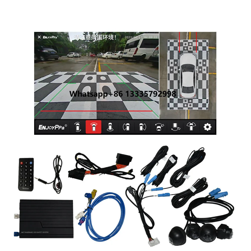 

Surrounding View Black Box Camera System 2D/3D Bird View HD Night Vision 360 Panoramic DVR Car Camera for Ford SYNC 3 System