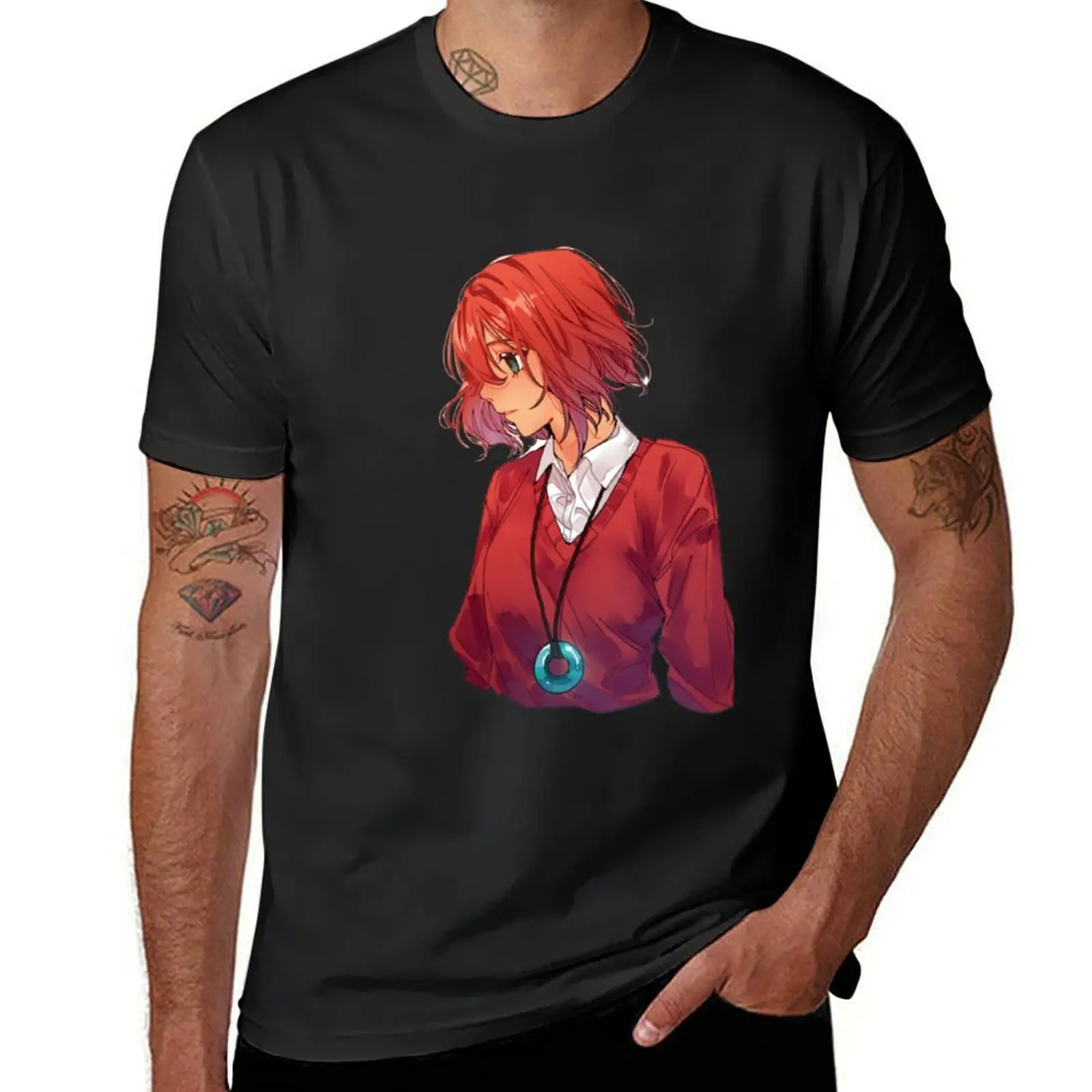 The Ancient Magus Bride Hatori Chise T-Shirt vintage clothes boys animal print plus size tops plain mens big and tall t shirts