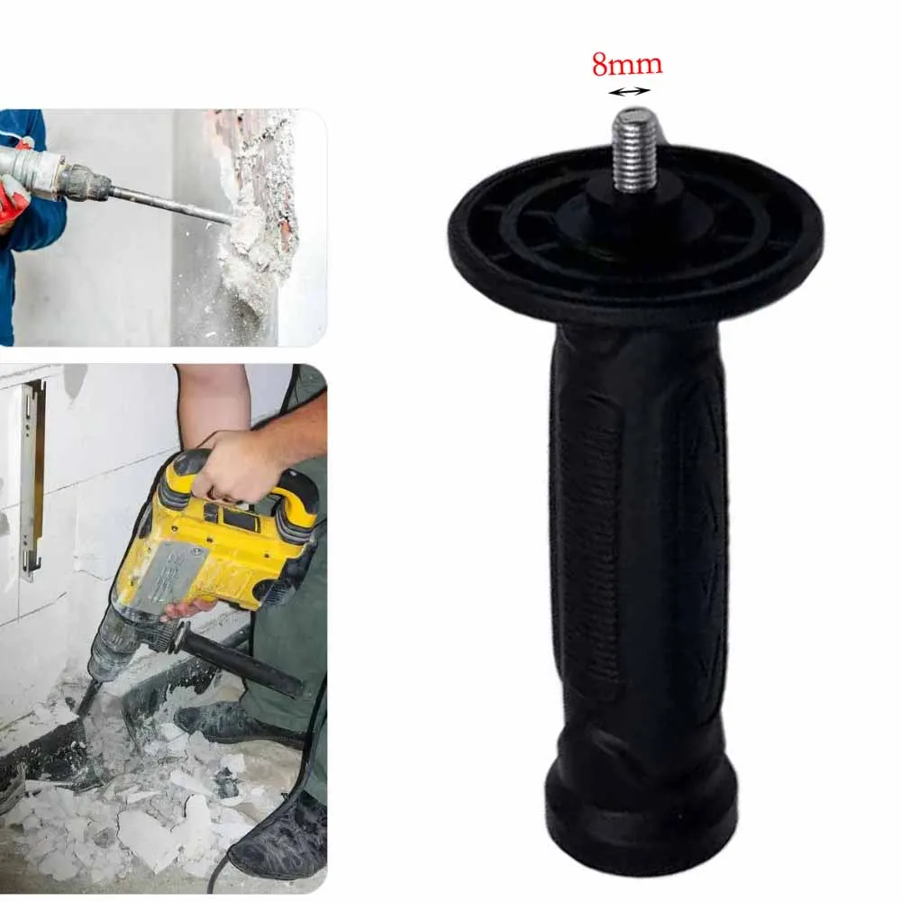 Drill Side Handle 16mm Diameter with 8mm Thread for Enhanced Stability and Control During Power Drilling Operations