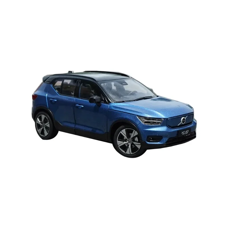 1:18วอลโว่ XC40อัลลอยรุ่นไฟฟ้าล้วนรุ่น2022ชุดของเล่นตกแต่งสำหรับเด็กของขวัญวันหยุดให้เพื่อน