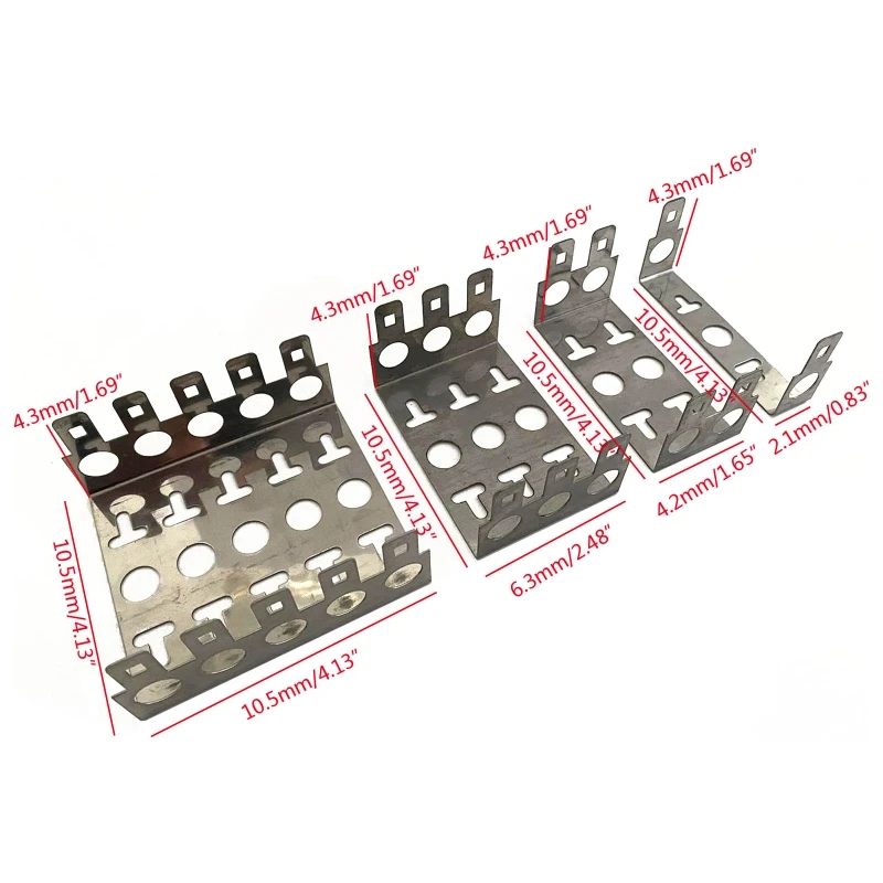 MT-2201 Krone Type Back Mount Frame for Krone LSA Module Telephone Module Bracket 1/2/3/5 Rows