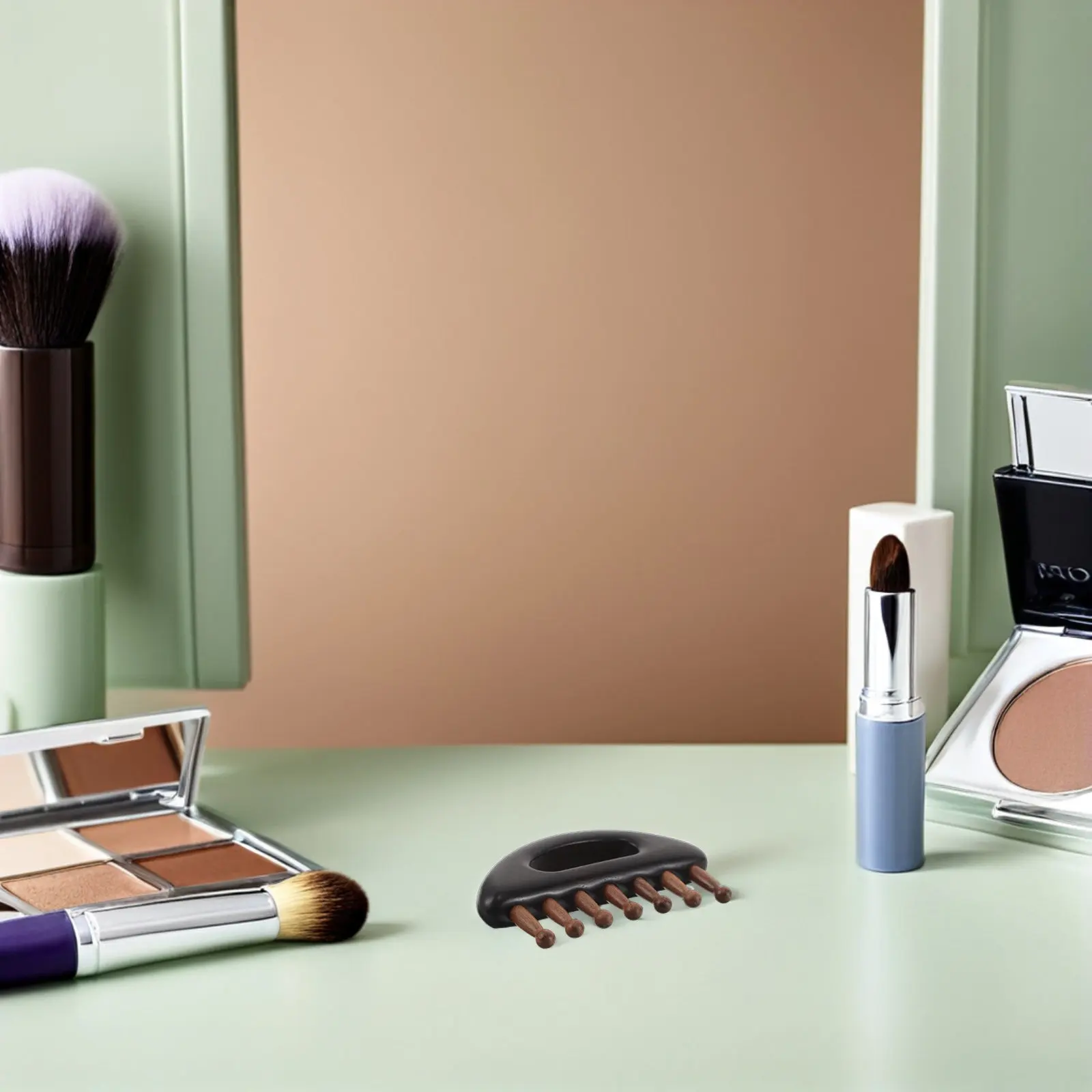 

Массажер-расческа для кожи головы из сандалового дерева, натуральный деревянный массажный инструмент с широкими зубьями для головы, Гуаша, ухода за волосами и бородой, портативный, для путешествий