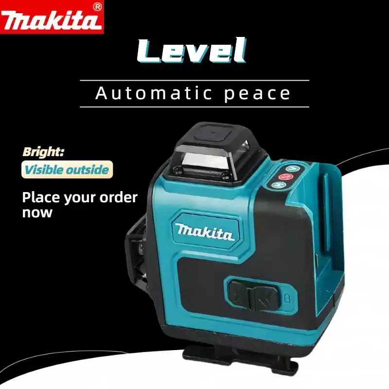 Makita 3D/4D 360° Green Laser Level: High Precision Horizontal/Vertical Construction Tool