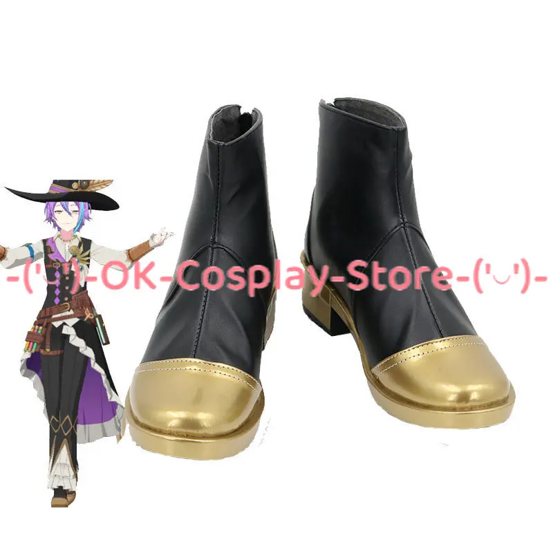 

Kamishiro Rui Cosplay Shoes Game Project Sekai Colorful Stage PU Leather Shoes Halloween Party Boots Custom Made