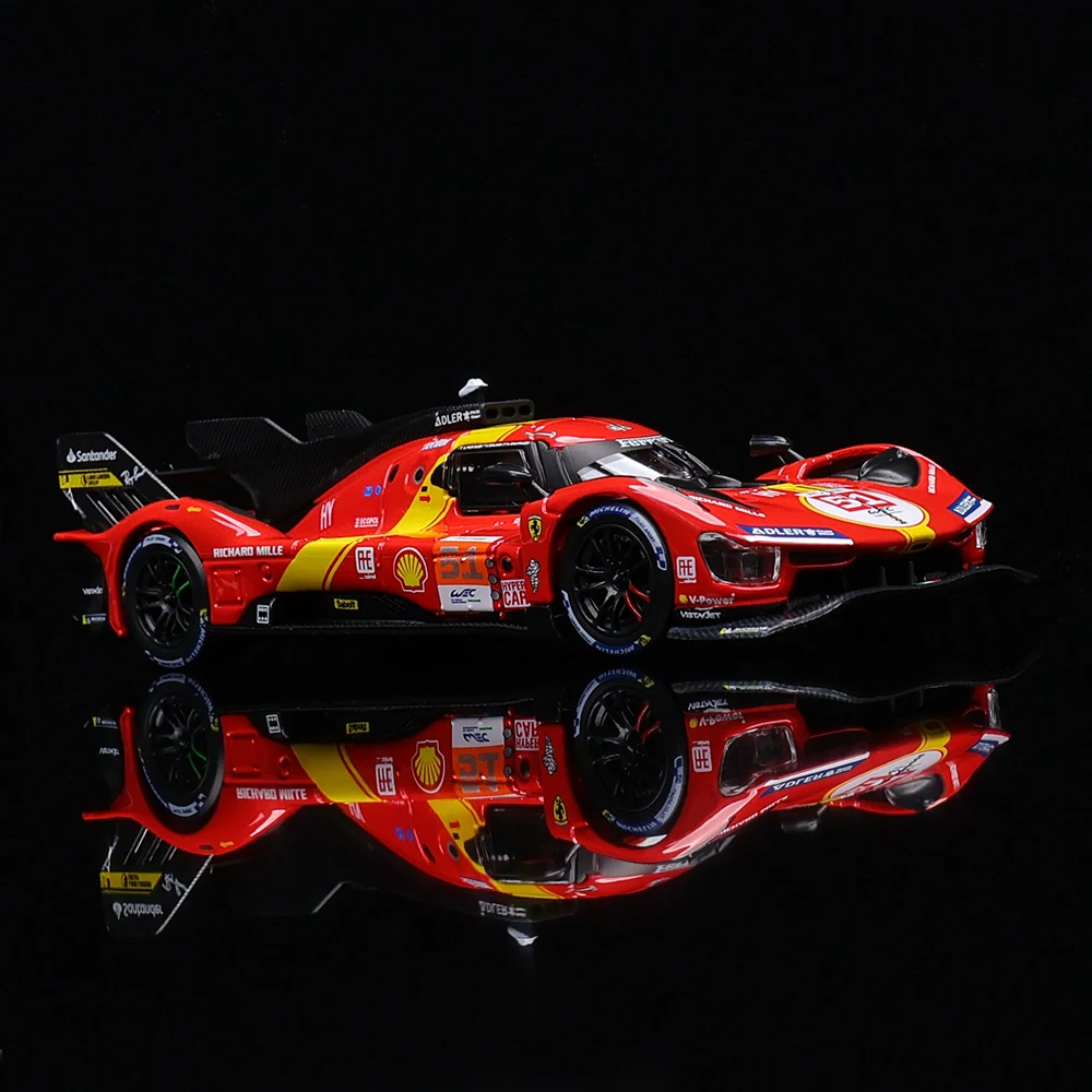 Bburago 1:43 24 HEURES DU MANS Ferrari 499p racing model simulation car model alloy car toy male collection gift