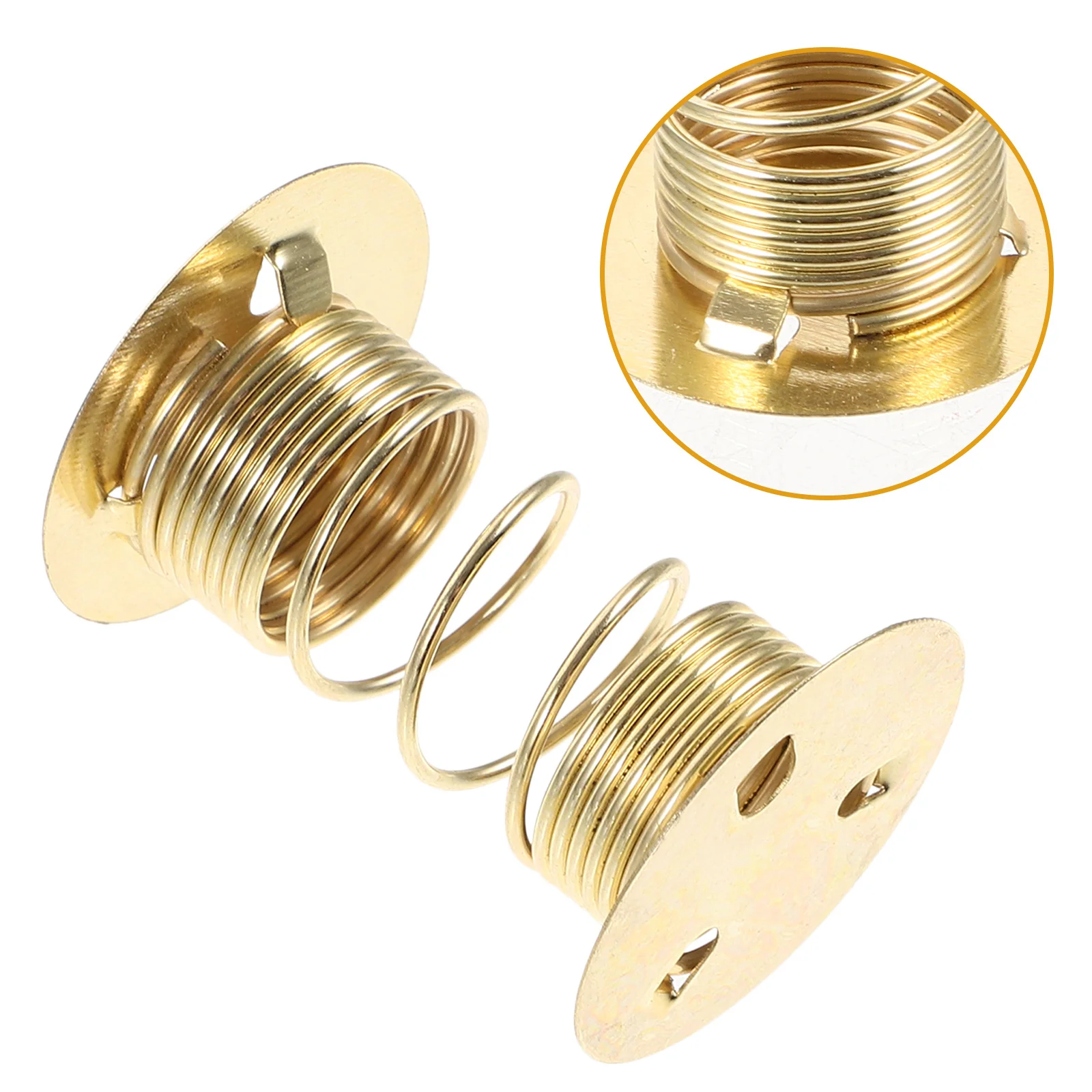 10Pcs Shaking Head Spring Base Adhesive Sticker Car Dashboard Mount Swinging Spring for Car Dashboard Crafting Accessories