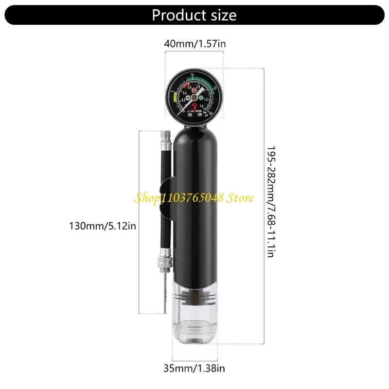 R53E 20PSI Manual Tire Portable Balls Inflator Sports Balls ใช้งานง่าย