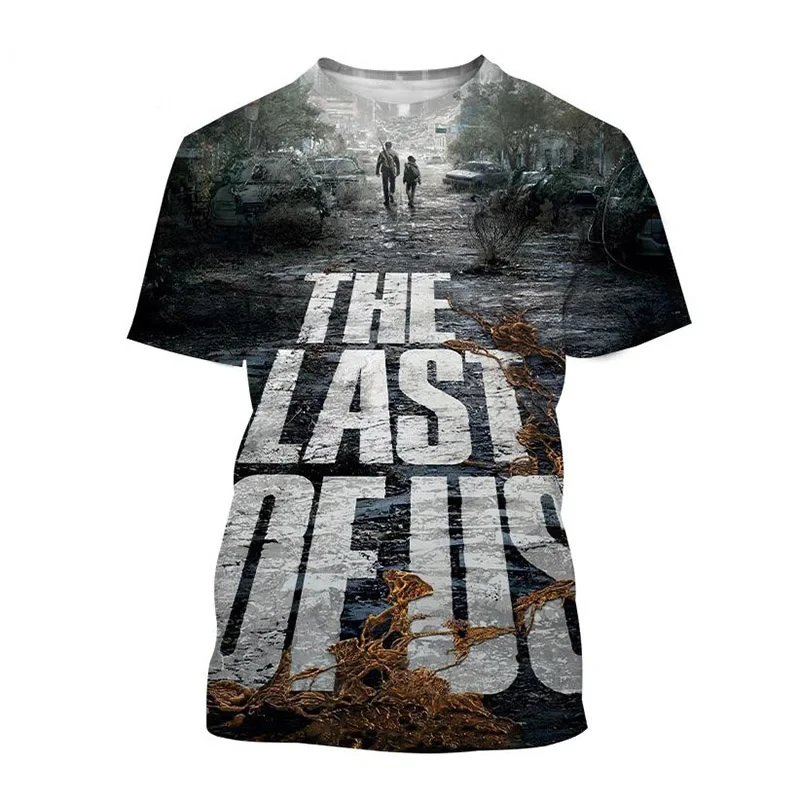 The Last Of Us T-Shirts Game 3D Print Streetwear Men Women Casual Fashion Oversized Short Sleeve T Shirt Kids Tees Tops Clothing