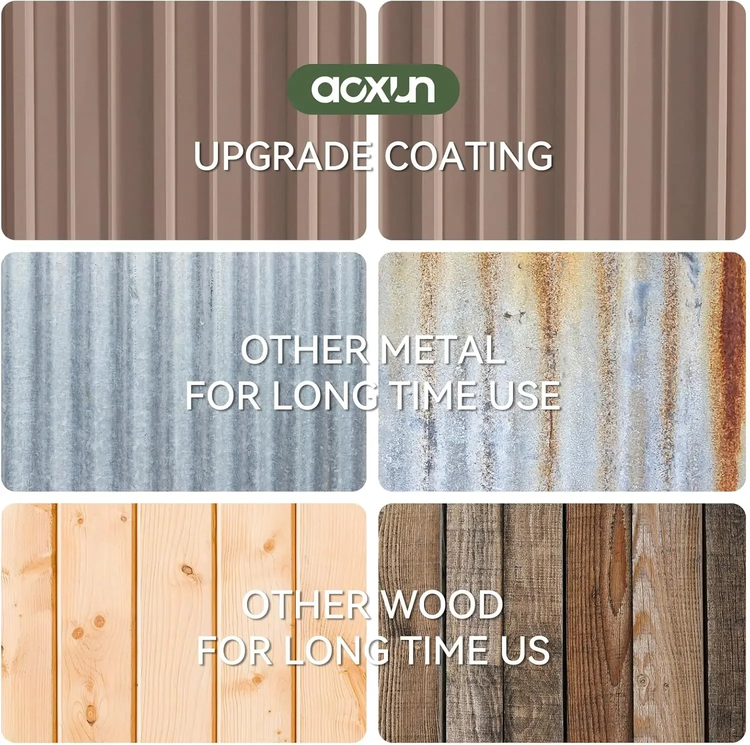 6x3.9 FT Shed with Base Metal Outdoor Storage Garden with Lockable Doors Tool for Backyard, Patio