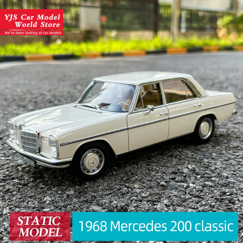 

NOREV 1:18 FOR 1968 benz 200 classic car alloy model Car model collection model Send gifts to friends and leaders