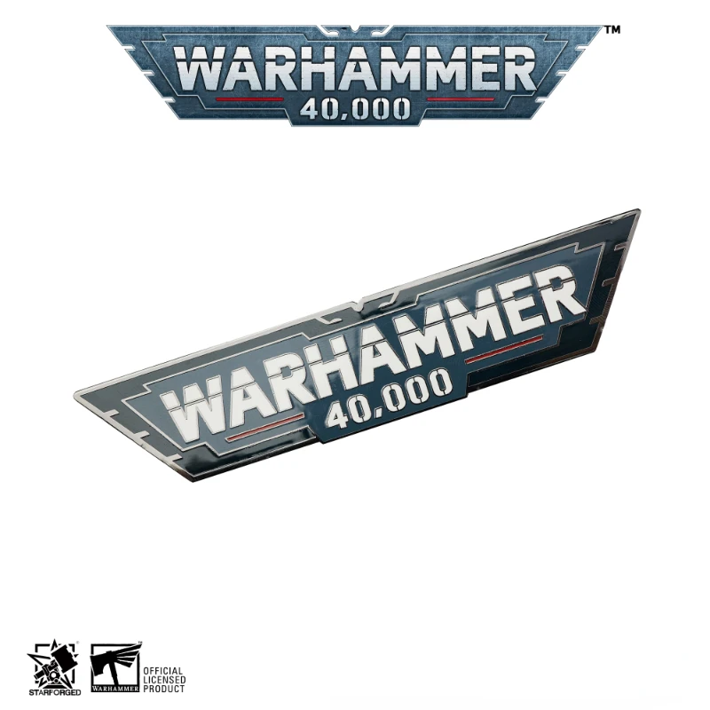 [Starforged Star Casting] Warhammer 40000 Logo/adhesive Warhammer 40K Game Peripheral Creative Decoration Accessories