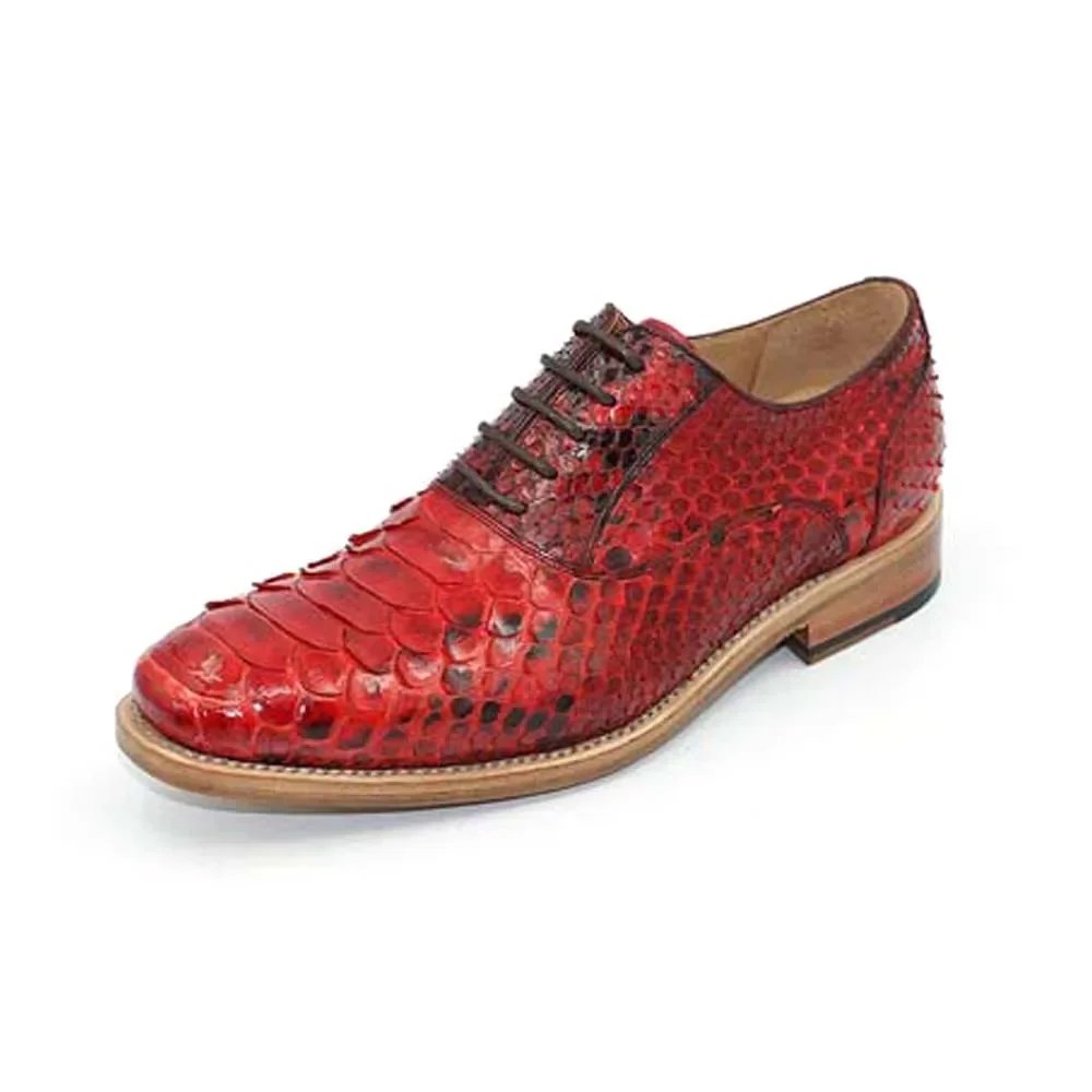 hulangzhishi import  Python skin  Men dress shoes  Pure manual male formal Leather  men