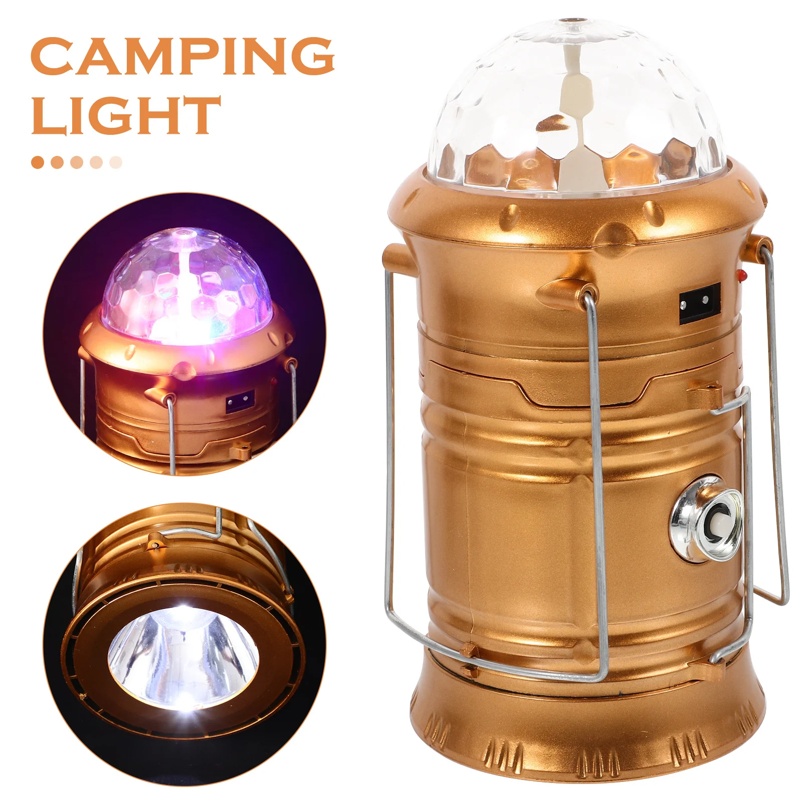 1 قطعة LED مصباح خيمة قابل لإعادة الشحن المحمولة التخييم ضوء في الهواء الطلق الطوارئ متعددة الوظائف اليد الطاقة ضوء التخييم مصباح
