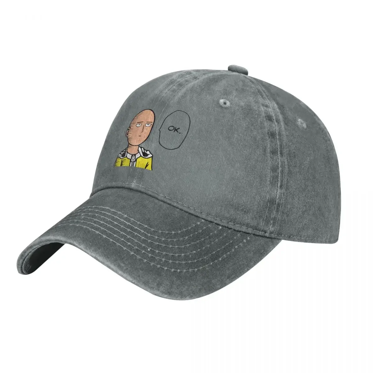 ONE PUNCH MAN Baseball Cap For Men Cotton Hats Adjustable Hat Fashion Casual Cap Truck Driver Hat