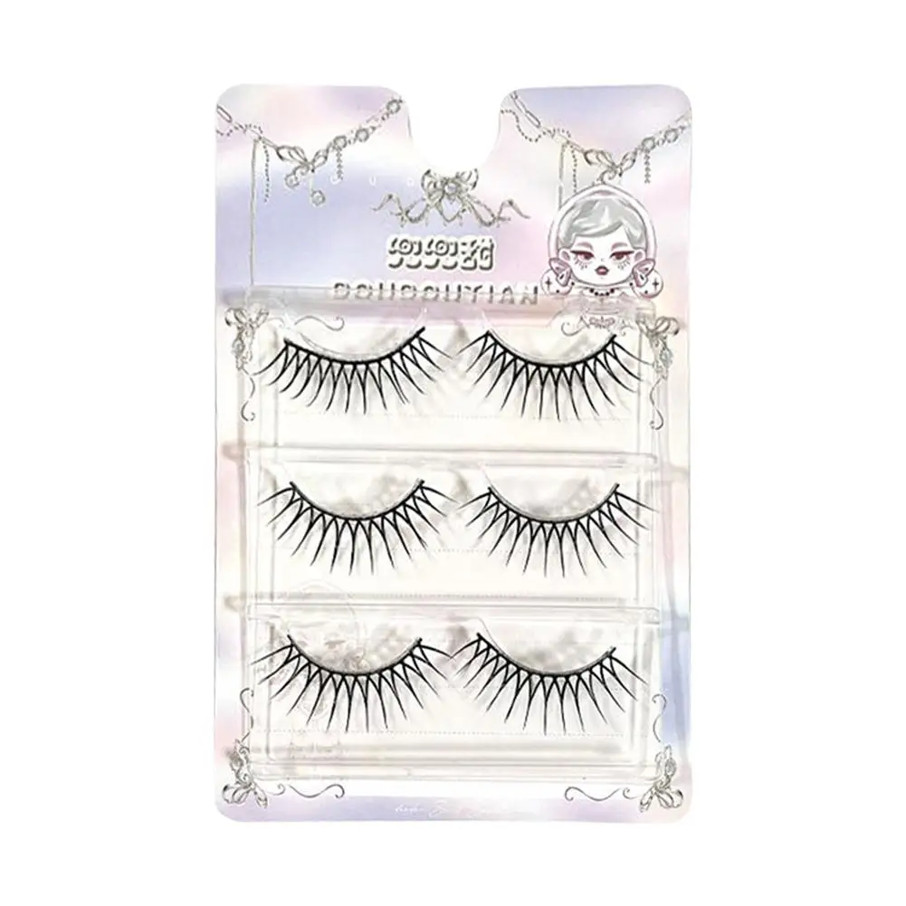 Sztuczne rzęsy Dream Deer, rzęsy w kształcie litery V, naturalne, transparentne, narzędzia do makijażu, kępki rzęs, kosmetyki do cosplayu, sztuczne rzęsy.