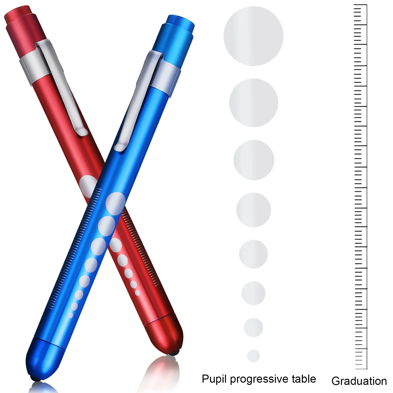 

4 Pcs Lamp Nursing Pens for Nurses Light Lights Rechargeable Flashlight Multicolor