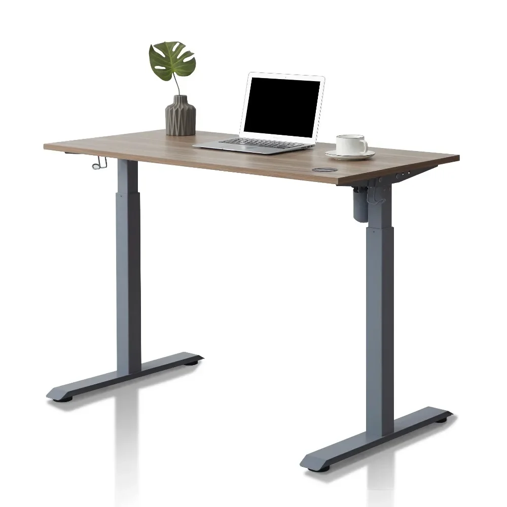 

Electric Height Adjustable Standing Desk Home Office Wooden Computer Desk Ergonomic Memory Control Workstation Sit Stand Desk