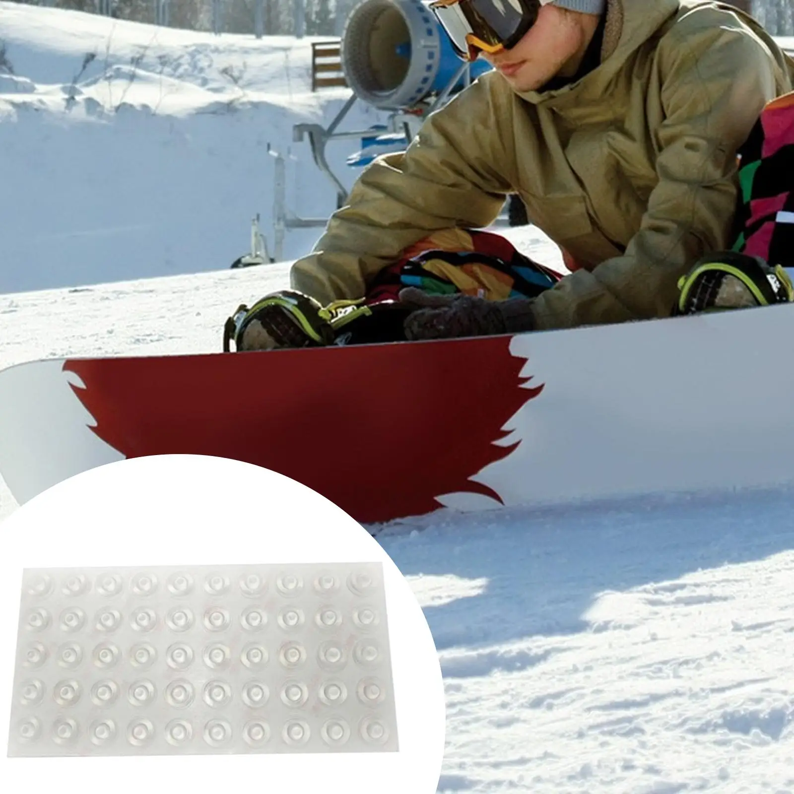 وسادات ستومب على الجليد، شفافة قوية للتزلج على الجليد والأنشطة الخارجية