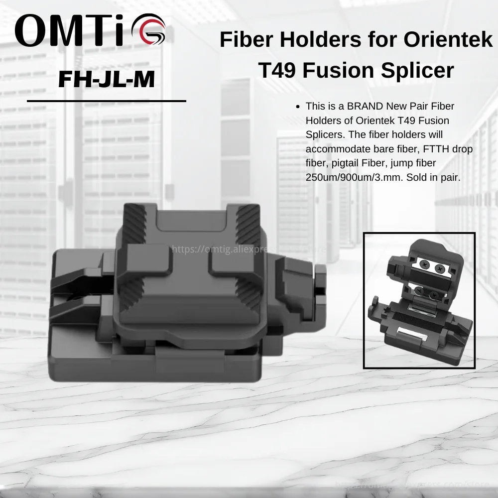 

OMTiG Fibra Optica Fixture Fiber Clamp Orientek T49 High Quality Optical Fiber Holders Pressure Plate Fusionadora