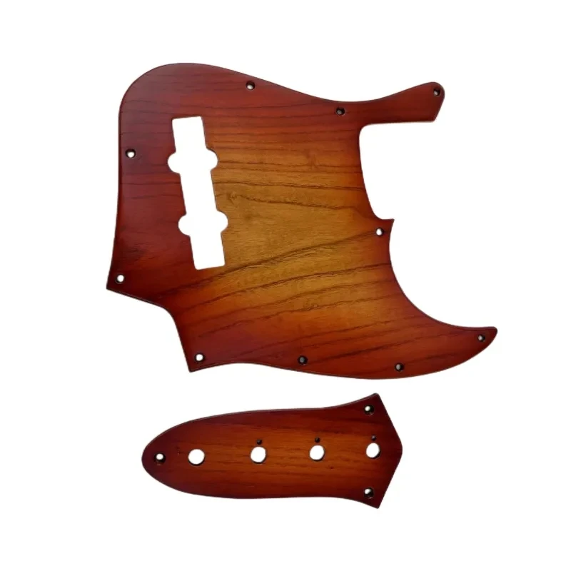 10 Holes 5 String JB Jazz Bass Ailanthus wood Guitar Pickguard Pick Guard & control plates Scratch Plate Accessories