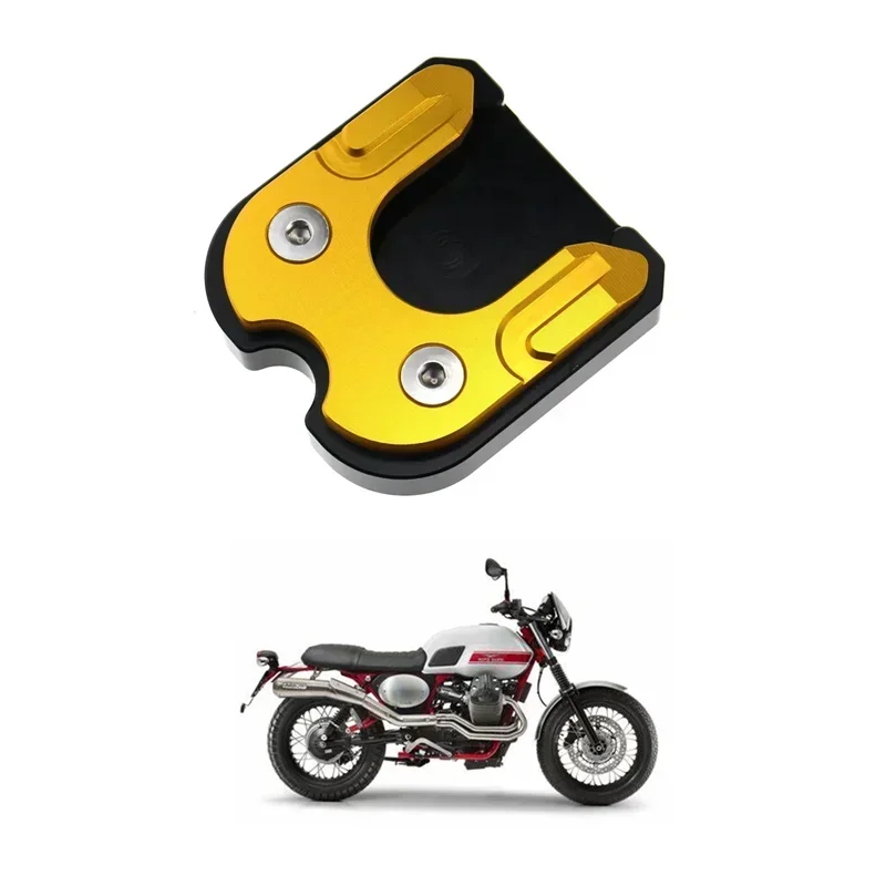 

For MOTO GUZZI 750 V7 SPECIAL - STONE Motorcycle Accessories Kickstand Sidestand Stand Extension Enlarger Pad Parts