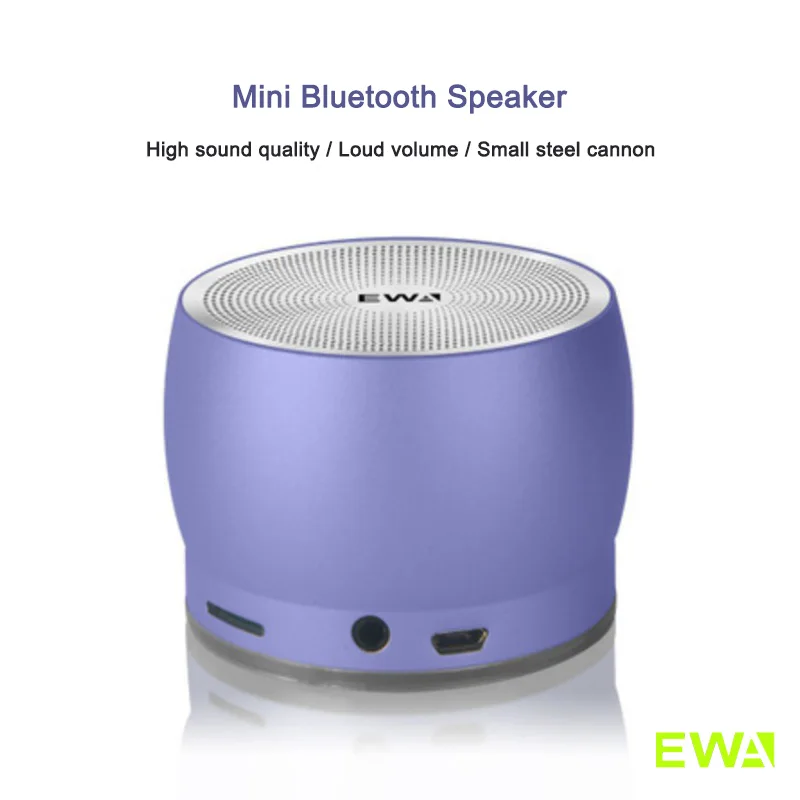 

EWA A116 Wireless Phone Bluetooth Speaker Mini Sound Box Super Heavy Bass Cannon Small Steel Cannon Card Speaker