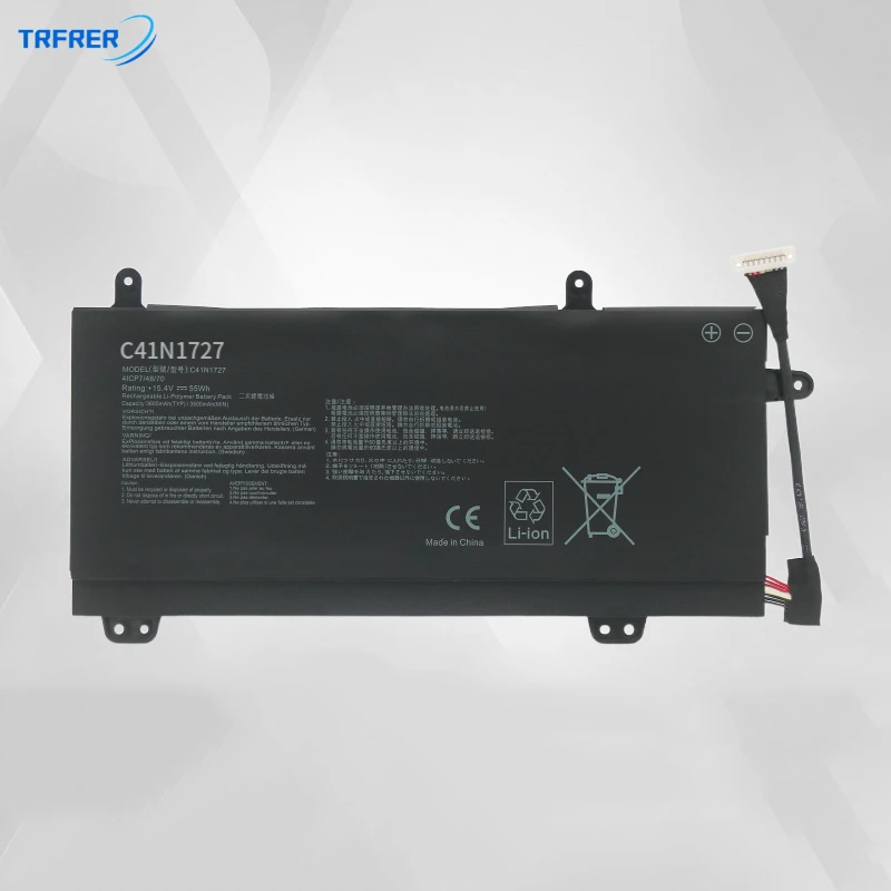 

TRFRER C41N1727 Laptop battery for ASUS ROG GM501G GM501GS GM501GM GU501G GU501GS GU501GM 15.4V 55WH