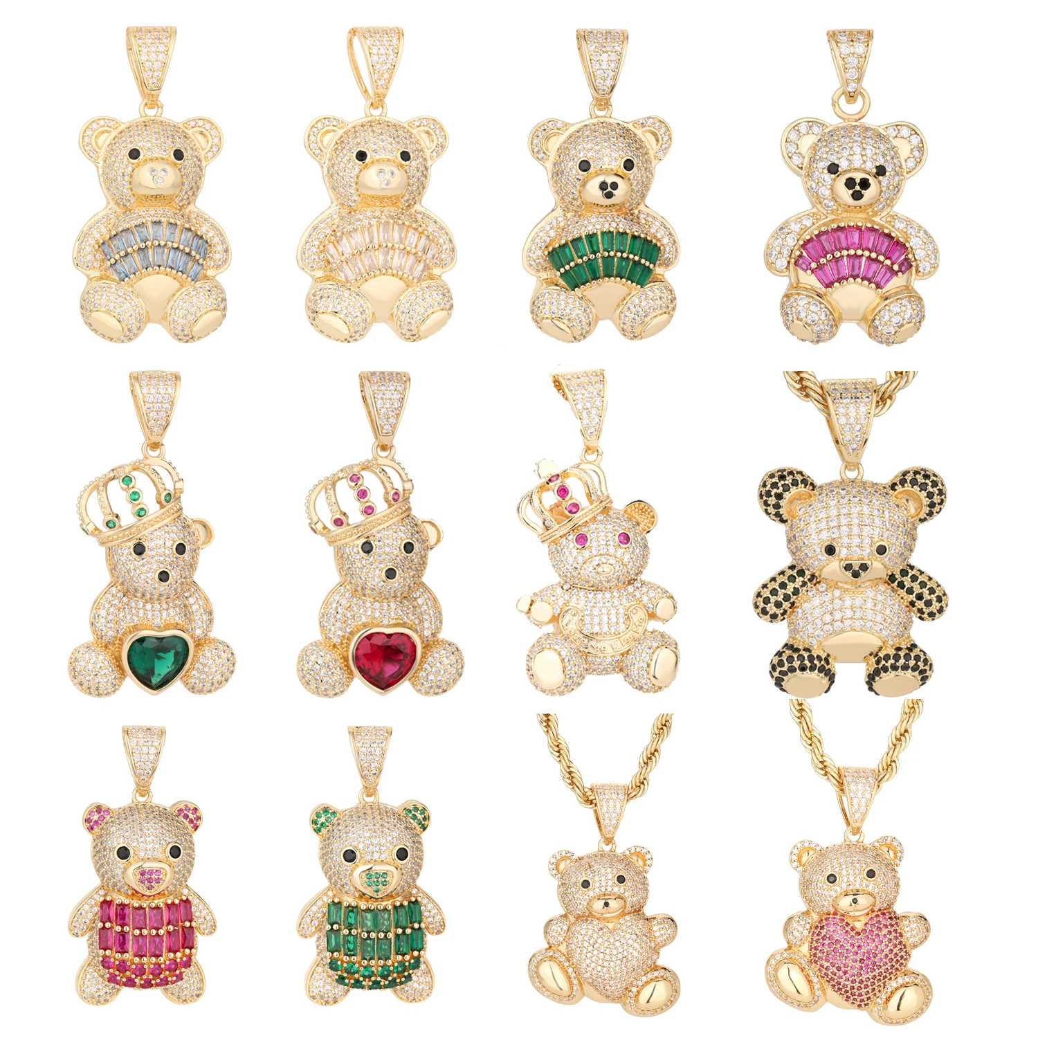

Customized Monaco Chain 14K Gold Plated Jewelry
