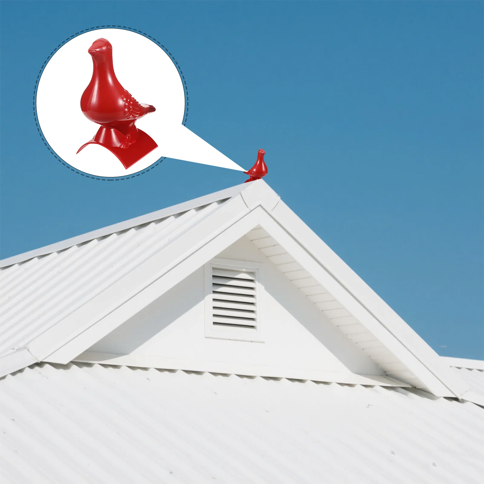 

Pigeon Figure For Villa Roof Traditional Chinese Style Faux Bird Statue Outdoor Home Decor Architectural Accessory