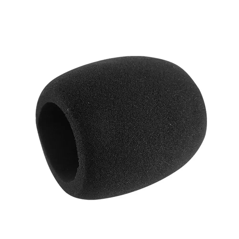 

Musical Microphone Pads Cover Windscreen 10pcs Audio Black Foam Headset Instrument Noise-proof Soft Wind-proof