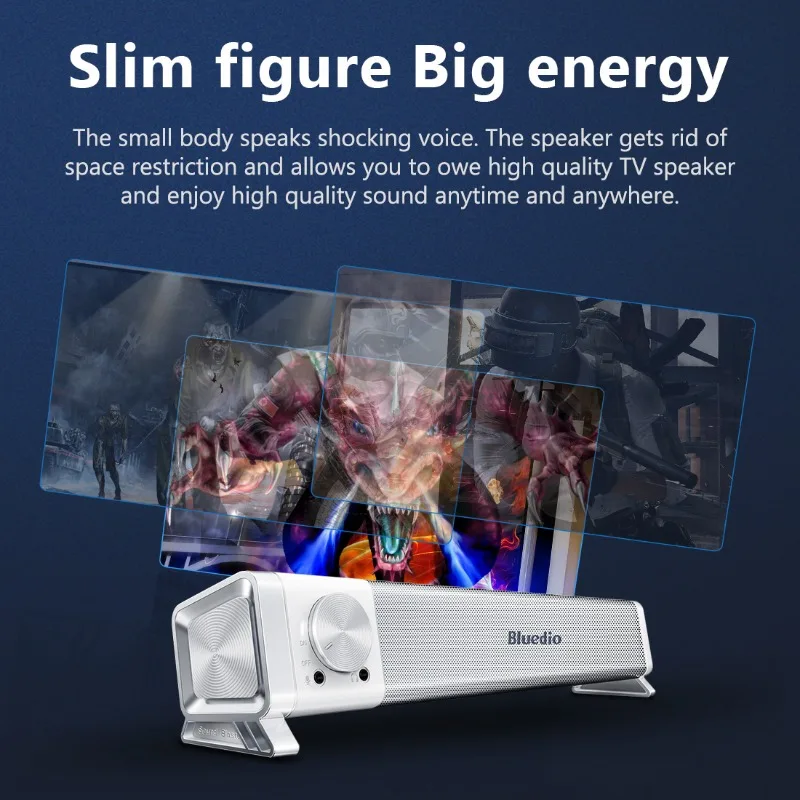 Домашний компьютер, настольный ноутбук, длинные колонки, USB Проводное подключение, стерео звуковой бокс, беспроводной Bluetooth, игровая звуковая панель, музыкальный центр