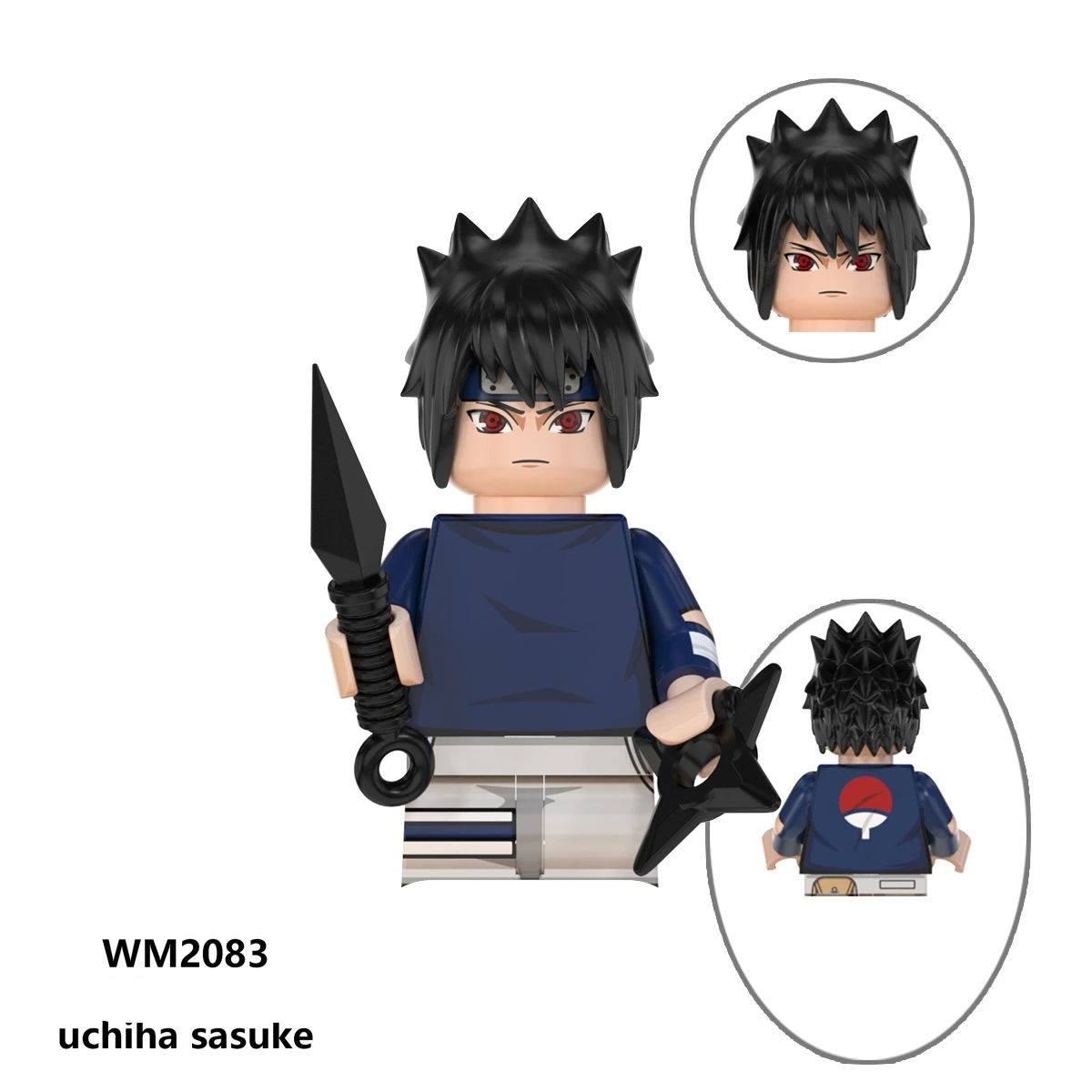 Naruto Jiraiya Gaara Sasuke Uchiha Obito Itachi Mardara Kakashi Anime Mini-Bausteine Figuren WM6105 WM6106 WM6107 WM6111 WM6113