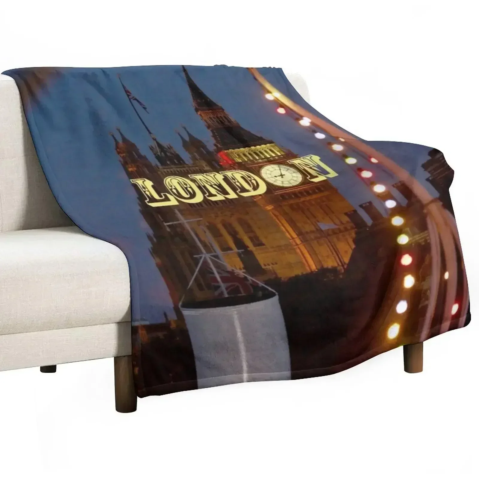 Big Ben Palace of Westminster London Throw Blanket Luxury Throw Furry Bed linens Blankets