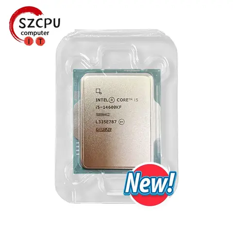 Intel Core i5 i5 14600KF (14th gen) 3.5GHz 14-Core 20-Thread CPU L3=24M 125W LGA 1700 New but without Cooler