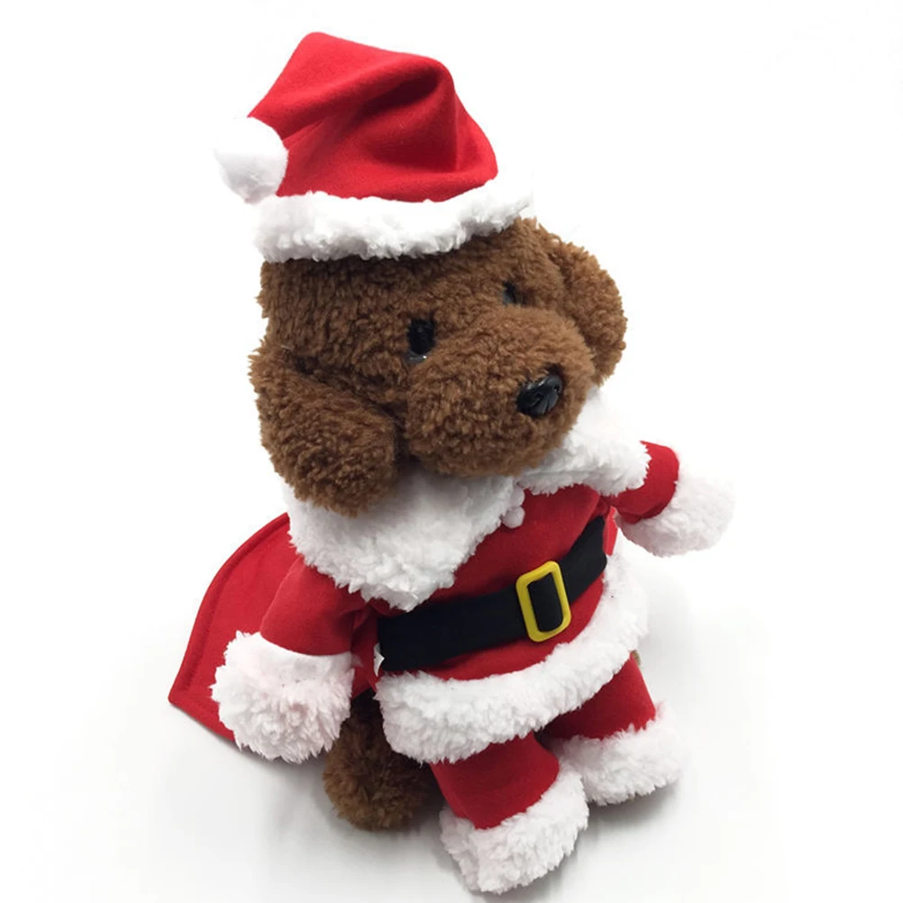 

Pet Christmas Clothes Cute Dog Dress Soft Cotton Design for Special Occasions Easy Wear Comfortable Fit Size M Red White Dog