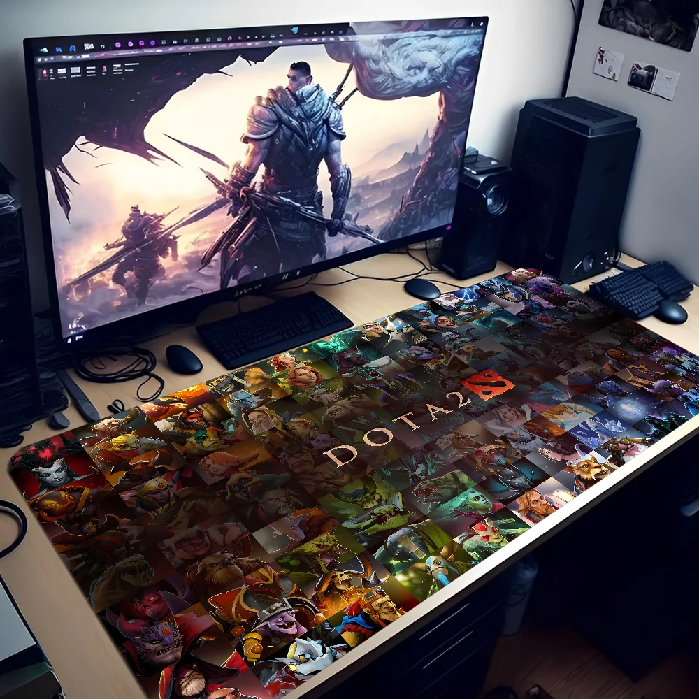 Game D-Dota 2 Mousepad In Stocked Laptop Gaming Mice Mousepad Size for large Edge Locking Game Keyboard Pad