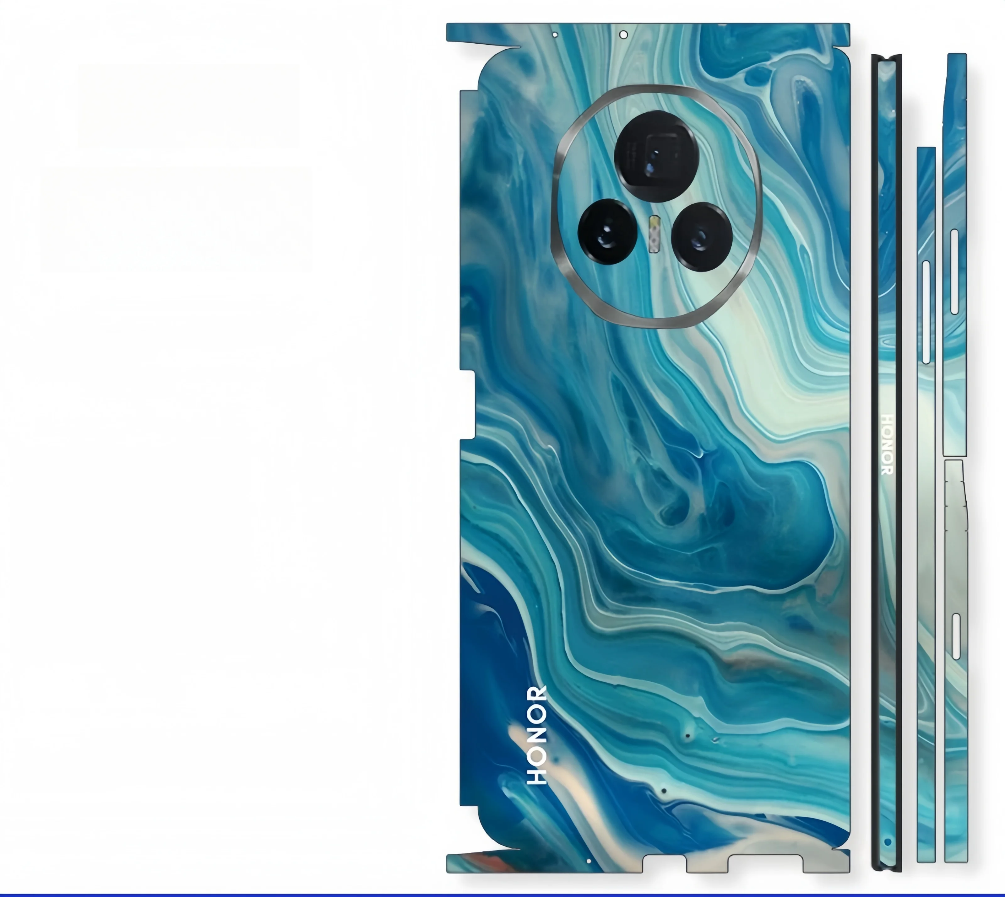 Colorful Skin Sticker For Honor Magic V5 Back Film V6 VS3 VS2 RSR VS V Protective Decal Wrap Personality Back Screen Protector