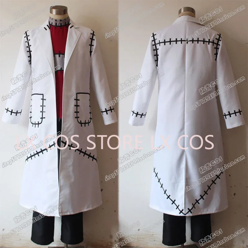 

Anime Cosplay Franken Stein Doctor Cosplay Costume Custom Made Adult Men Outfit Halloween Carnival Costumes Clothes