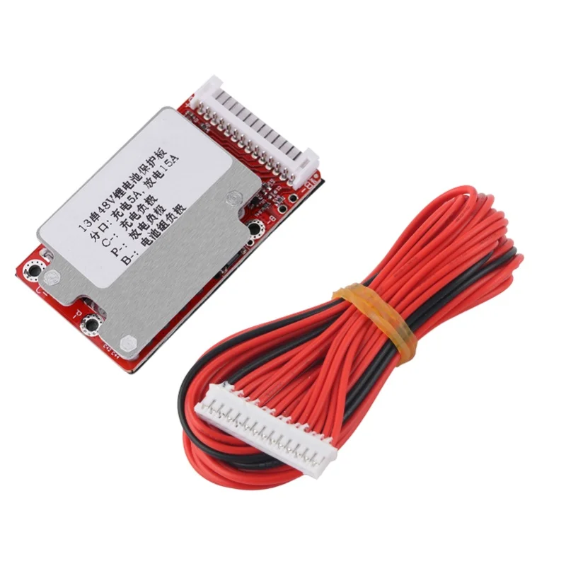 Li Ion Li Polymer Battery Pack Protection Board BMS For 13S 48V/54.6V Batteries