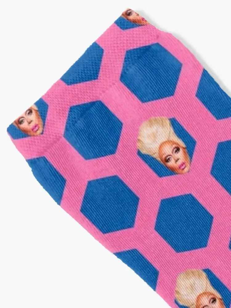 rupaul patterned background Socks compression Novelties loose hiking Male Socks Women's