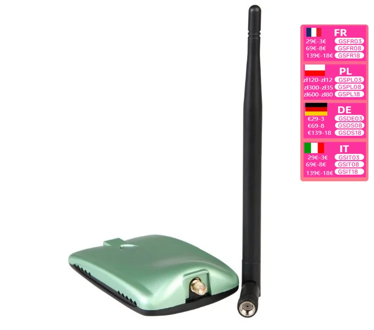 5G dual band AWUS036NH5G RT5572 Linux network card system penetration testing computer universal