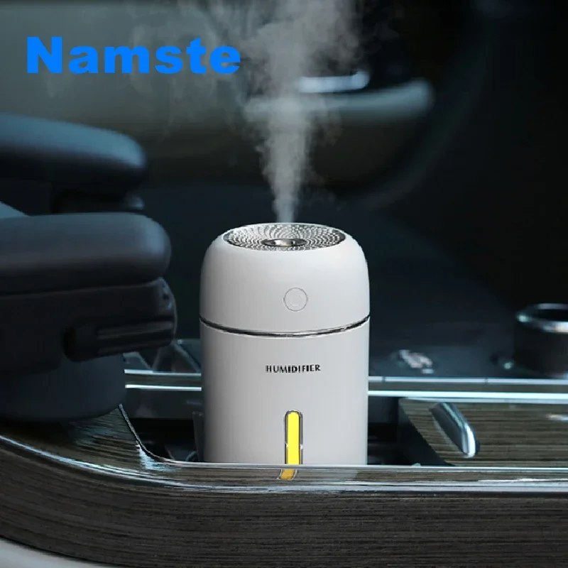 

Namste Car Mini Air Humidifier USB 280ML Ultrasonic Evaporator Diffuser