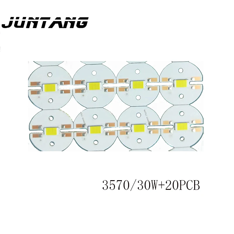 Lumière LED bicolore haute puissance, céramique 3570, lumière blanche chaude, jaune citron, jaune doré, soudage au soleil pour voiture, 30W