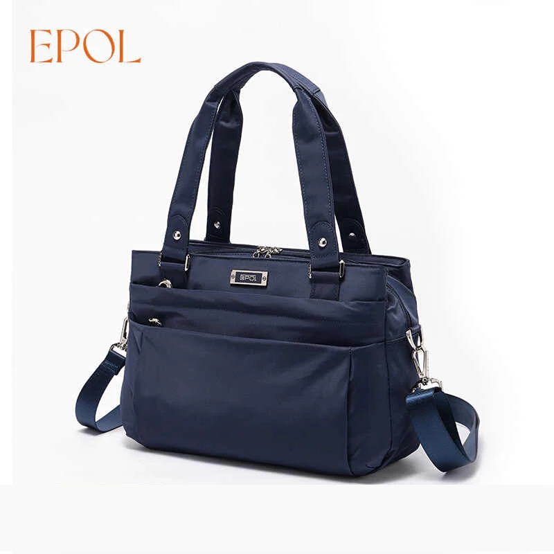 

EPOL Women's Tote Bags Large Capacity Travel Elegant Oxford Cloth Shoulder Bag 2025 Trend Casual Fashion Handbags 7222