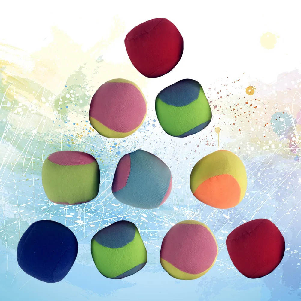 10Pcs Sticky Suction Cup Ball Creative Kindergarten Throw Multicolor Kids Stress Relief Bounce Game Party Favor