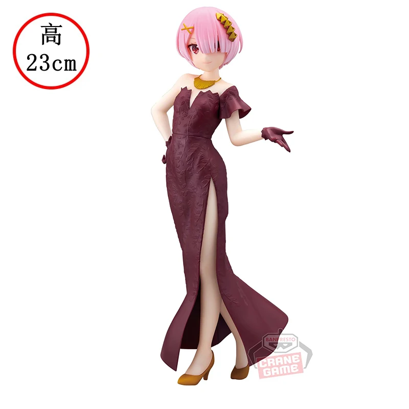 Bandai BANPRESTO Anime Re:Zero Starting Life in Another World GLITTER&GLAMOURS ECHIDNA Rem Ram Action Figures Model Toys Gift