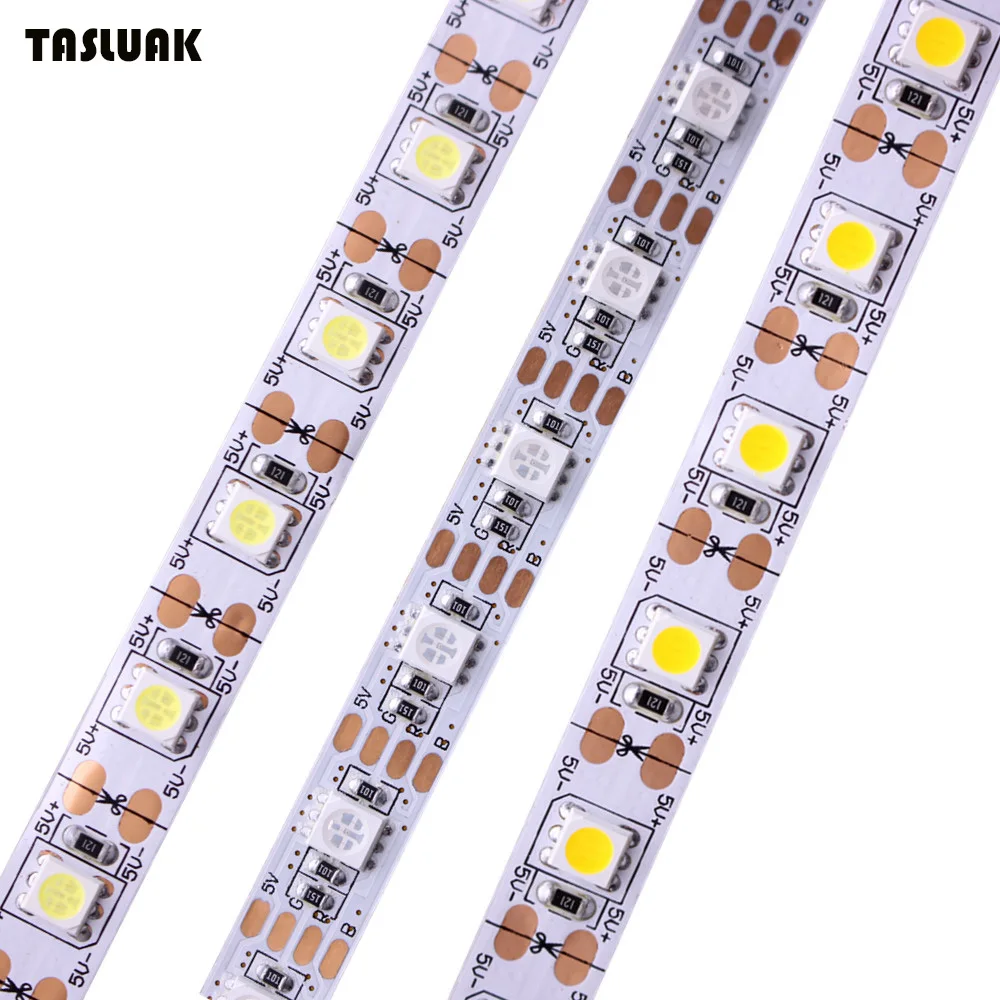 

5m DC5V 12V 24V SMD 5050 LED Strip Light TV Backlight IP20 Not waterproof Cool Warm White 4000K RGB Tape Ribbon for Decoration